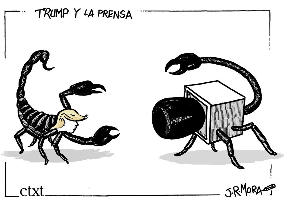 <p>Trump y la prensa.</p>