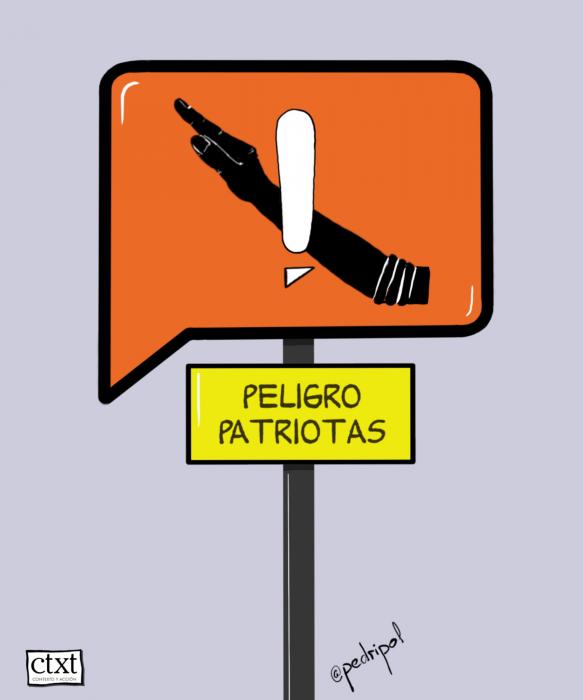 <p>Peligro patriotas.</p>