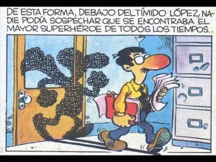 Viñeta del cómic La semana más larga (1981).