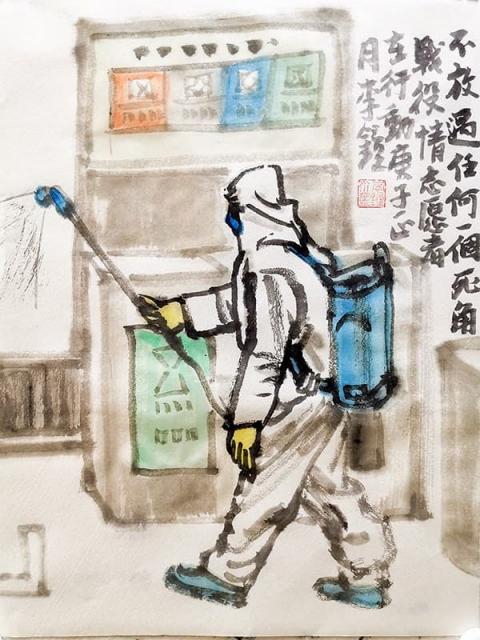 Paintings for Wuhan, 2020