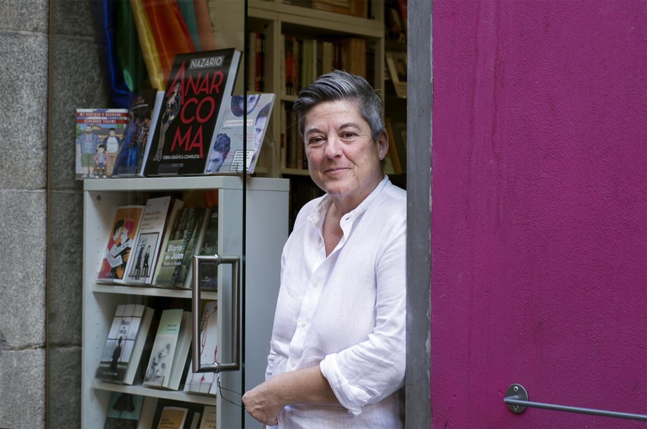 Mili Hernández, de la librería Berkana / Carol Caicedo.