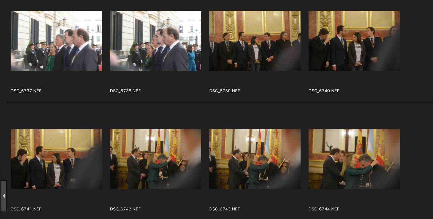Serie de fotografías del acto de recibimiento a Mauricio Macri en el Congreso / Dani Gago