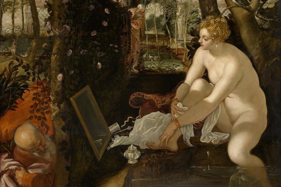 'Susana y los viejos', por Tintoretto.