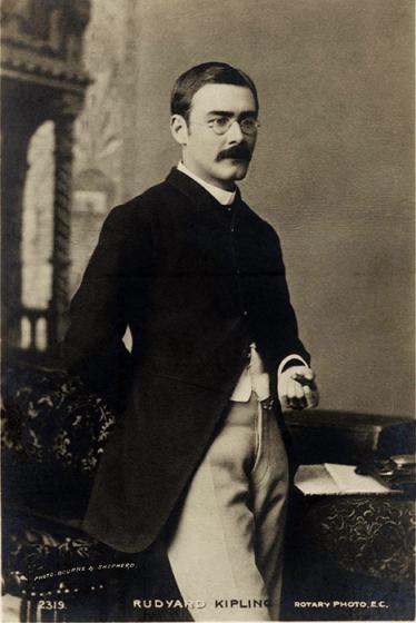Rudyard Kipling, escritor y poeta británico.