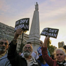 Manifestación en Buenos Aires por la 