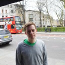 Owen Jones, in London, short after the interview.  (: A. N.)
