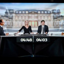 <p>Imagen del debate entre François Hollande (izq) y Nicolas Sarkozy, retransmitido por la cadena France 2, el pasado 2 de mayo.</p> (: )