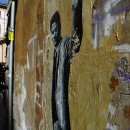 <p>Pasolini, retratado en un 'grafitti' por las calles de Roma.</p> (: PEK)