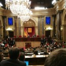 <p>Sesión en el Parlamento de Cataluña.</p>