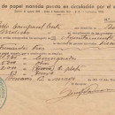 <p>Documento emitido por el Gobierno franquista al confiscar dinero en moneda republicana, y que hoy conservan hijos y nietos de la guerra.</p>