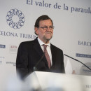 <p>Mariano Rajoy durante el acto organizado por Barcelona Tribuna.</p>