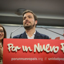 <p>Alberto Garzón valora sus resultados electorales, la noche del 20 de diciembre.</p>