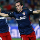 <p>Diego Godín, celebrando un gol en la victoria del Atlético de Madrid en Granada (0-2)</p>