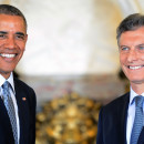 <p>Mauricio Macri recibe a Obama en la Casa Rosada el 23 de marzo. </p>