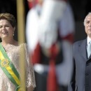 <p>Dilma Rousseff y Michel Temer en el Palacio Presidencial.</p> (: Jefferson Rudy/Agência Senado)