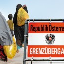<p>Una de las imágenes de propaganda contra la llegada de refugiados que puede verse en la página web de la formación ultraderechista.</p> (: FPÖ)