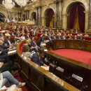 <p>Pleno para la aprobación de las conclusiones de la comisión de estudio del Procés en el Parlament de Catalunya. </p>