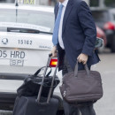 <p>El exsecretario del PP gallego Pablo Crespo, implicado en la trama Gürtel, a su llegada al juicio en la Audiencia Nacional.</p>