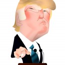 <p>Caricatura de Donald Trump.</p>