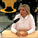 <p>Isabel Jordán, durante su declaración en la Audiencia Nacional. </p>