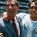 <p>Carlos Bilardo, festejando el campeonato del Mundo, en México, en 1986.</p> (: wikipedia)