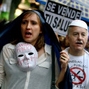 <p>Manifestación en defensa de la sanidad pública madrileña.</p>