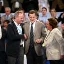 <p>González Pons, Carlos Fabra, Mariano Rajoy y Rita Barberá.</p>