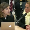 <p>La fiscala Concepción Sabadell y Carmen Rodríguez Quijano.</p>