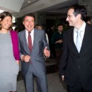 <p>Ignacio González y  Lucía Figar asisten a la toma de posesión de Fernando Suárez como rector de la Universidad Rey Juan Carlos en 2013.</p> (: Presidencia de la Comunidad de Madrid)