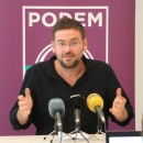 <p>Albano Dante, en rueda de prensa de Podem</p>