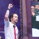 <p>Pablo Iglesias, tras ser elegido como secretario general de Podemos en Vistalegre II.</p>