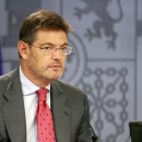 <p>El Ministro de Justicia, Rafael Catalá, durante un Consejo de Ministros</p>