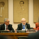 <p>El Fiscal General del Estado, José Manuel de la Maza, compareciendo en la Comisión de Justicia </p>