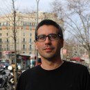 <p>El periodista Ander Izaguirre en Barcelona </p> (: Laura Alzola)