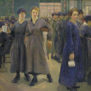 <p>Cantina para mujeres en la fábrica de Phoenix Works (Bradford) durante la I Guerra Mundial.</p>