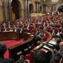 <p>Vista del pleno en el que se aprobaron los presupuestos 2017 de la Generalitat el pasado martes 22 de marzo.</p>