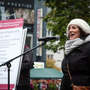 <p>Margaret Trudeau en la marcha por la salud mental de Montreal (2012) </p>