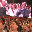 <p>Felipe González, Susana Díaz y José Luis Rodríguez Zapatero, el pasado 26 de marzo. </p>