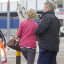 <p>Esperanza Aguirre, a su llegada a la Audiencia Nacional. </p>