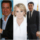 <p>Eduardo Zaplana, Esperanza Aguirre e Ignacio González, en imágenes de archivo.</p>