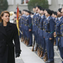 <p>La ministra de Defensa, Maria Dolores de Cospedal, en una reunión del Consejo Superior del Ejército del Aire. Diciembre, 2016. </p>