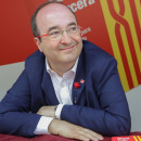 <p>Miquel Iceta en la presentación de su libro en San Jordi 2017</p>