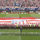 <p>Homenaje de jugadores y afición en la despedida del Estadio Vicente Calderón. </p>