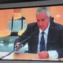 <p>Javier Arenas, durante su testimonio ante la sala.</p> (: E.O.)