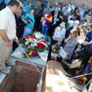 <p>Entierro de Timoteo Mendieta en el Cementerio Civil de Madrid.</p>