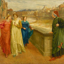 <p><em>Dante y Beatriz</em> (1884), de Henry Holiday </p>