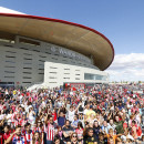 <p>Aledaños del Wanda Metropolitano, el día de la inauguración. </p>