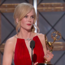 <p>Nicole Kidman, tras ganar el Emmy por la serie 'Big Little Lies'. 17 de septiembre de 2017. </p>