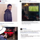 <p>Captura de contenidos patrocinados y publicitarios en las redes sociales de Leo Messi, Cristiano Ronaldo, Lebron James y Rafa Nadal. </p>