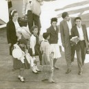 <p>Llegada de un grupo de niños cubanos al aeropuerto de Miami en 1961, dentro de la Operación Peter Pan.</p> (: Cortesía del archivo de la Barry University - Special Collections)